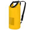 Floating Waterproof Dry Bag Floating Dry Sacks with Observable Window 20L Roll Top Lightweight Dry Storage Bag for Kayaking Rafting Boating Swimming C