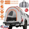 Truck Bed Tent Waterproof Windproof Pickup Truck Tent with Carry Bag 5.41-6.56FT Bed Rainfly PU2000mm Waterproof for Camping Travel