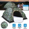 1/2 Person Instant Pop Up Dome Tent Waterproof Camping Tent w/Mosquito Net Doors Bags