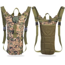 Tactical Hydration Pack 3L Water Bladder Adjustable Water Drink Backpack for Hiking Cycling Climbing Running (Option: HHG_2LWaterBag(Jungle)_GPCT1440)