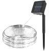 Solar Powered String Lights Outdoor 39.37FT 100 LED 8 Modes Solar Fairy Rope Lamp IP65 Waterproof Decorative Lights For Home Garden Parties