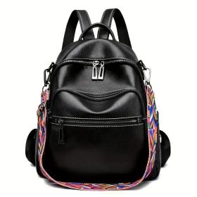 Purse For Women Fashion Faux Leather Convertible Shoulder Handbag Travel Bag Satchel Rucksack Ladies Bag (Option: Style2)