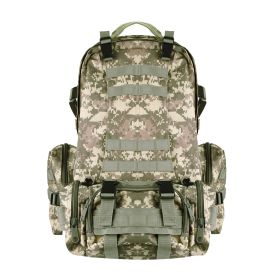 56L Military Tactical Backpack Rucksacks Army Assault Pack Combat Backpack Pouch for Hunting Trekking Camping Travel (Option: 55LCampingBagACU)