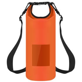 Floating Waterproof Dry Bag Floating Dry Sacks with Observable Window 20L Roll Top Lightweight Dry Storage Bag for Kayaking Rafting Boating Swimming C (Option: FloatingBag20LOrange)