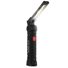 Rechargeable COB LED Slim Work Lights Folding Magnetic Flashlight Torch Lamp (Option: MagneticCOBLEDBig)