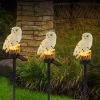 Solar Powered Owl Garden Light IP65 Waterproof LED Owl Landscape Lamp Decorative Lawn Lights For Yard Driveway Walkway Patio