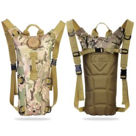 Tactical Hydration Pack 3L Water Bladder Adjustable Water Drink Backpack for Hiking Cycling Climbing Running (Option: HG_2LWaterBag(Military)_GPCT1440)