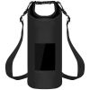 Floating Waterproof Dry Bag Floating Dry Sacks with Observable Window 5L Roll Top Lightweight Dry Storage Bag for Kayaking Rafting Boating Swimming Ca
