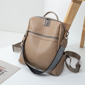 Fashion Personalized Women's New Backpack (Color: Khaki)