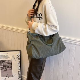 Simple Versatile Large Capacity Bag For Women (Option: Green-Free Size)