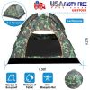 1/2 Person Instant Pop Up Dome Tent Waterproof Camping Tent w/Mosquito Net Doors Bags