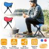 Folding Tripod Stool Outdoor Foldable Travel Chair Portable Stable Seat For Camping Fishing Travel Hiking Garden Beach