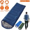 Camping Sleeping Bags for Adults Teens Moisture-Proof Hiking Sleep Bag with Carry Bag 32-50℉ for Spring Autumn Winter Seasons