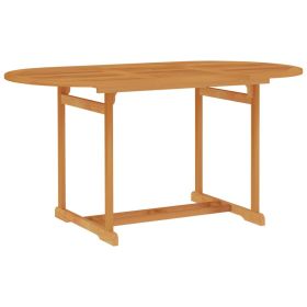 Patio Table 59.1"x35.4"x29.5" Solid Teak Wood (SKU: 315102)