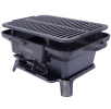 76292981 Small charcoal grill table cast iron frying pan, 100% high quality cast iron, exquisite craftsmanship, outdoor oval cast iron grill