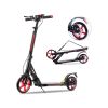 Folding Kick Scooter Outdoor Adult Ride Portable Lightweight Adjustable 2 Wheels with brake suspension