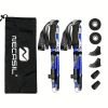Five Section Folding Trekking Cane For Hiking And Walking - Lightweight 7075 Aluminum, Strong And Durable Outer Lock And High-density EVA Grip