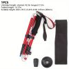 Five Section Folding Trekking Cane For Hiking And Walking - Lightweight 7075 Aluminum, Strong And Durable Outer Lock And High-density EVA Grip