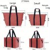 Large Cooling Bag, 5.28gal Foldable Shopping Bag