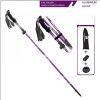 "Professional Adjustable Hiking Sticks - 5-Section Compact Design, Secure Flip-Lock - Men/Women Outdoor Gear"