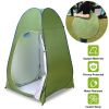 1Person Outdoor Pop Up Toilet Tent Portable Changing Clothes Room Shower Tent Camping Shelter Privacy Tent w/ Carry Bag