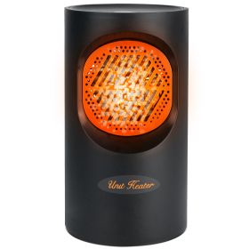 300W Portable Electric Heater Mini Heating Unit Fan Portable Floor Desktop Air Fan Heater For Office Dormitory Room (Option: ElectricHeaterBlack)
