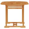 Patio Table 59.1"x35.4"x29.5" Solid Teak Wood