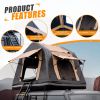 New Design 4x4 Offroad Car Roof Top Tent Amphibious Inflatable Tent With Ladder For Camping( With Ladder, Two Tone Style, Khaki & Black)