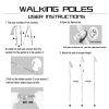 "The Ultimate Trekking Poles - Adjustable Length, Non-Slip Grip - Perfect Gift for Adventure Enthusiasts"