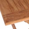 Folding Garden Table 33.4"x29.9" Solid Teak Wood