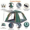 Muti-Person Outdoor Automatic Quick Opening Camping Tent with Mesh Windows. Made of Oxford Fabric
