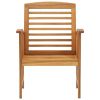 Patio Chairs 2 pcs Solid Acacia Wood