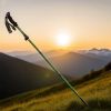 "Professional Adjustable Hiking Sticks - 5-Section Compact Design, Secure Flip-Lock - Men/Women Outdoor Gear"