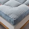 Mattress with checkered three-dimensional edges, 4 colors, Full size