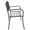 Patio Bench 49.2" Steel Gray