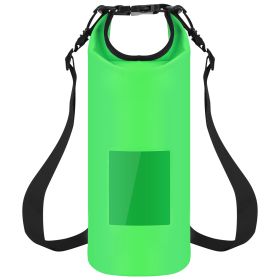 Floating Waterproof Dry Bag Floating Dry Sacks with Observable Window 20L Roll Top Lightweight Dry Storage Bag for Kayaking Rafting Boating Swimming C (Option: FloatingBag20LGreen)