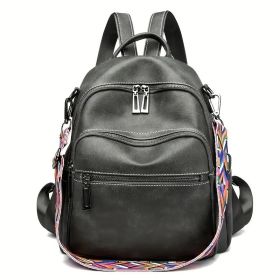 Purse For Women Fashion Faux Leather Convertible Shoulder Handbag Travel Bag Satchel Rucksack Ladies Bag (Option: Style9)