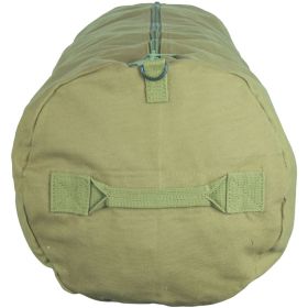 GI STYLE 21 X 36 ZIPPERED DUFFLE BAG (Option: Black)